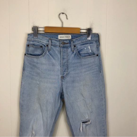 Denim Forum Yoko High Rise Slim Sz 28 - Picture 4 of 10
